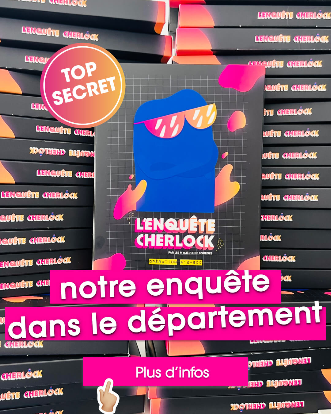 NOUVEAU : Notre nouveau jeu de piste dans le département du Cher est disponible. Partez à la découverte de lieux méconnus des alentours en tout autonomie avec cette mission secrète.