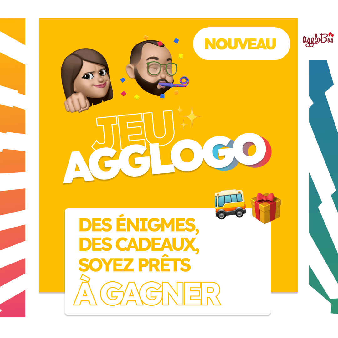 Agglogo, une chasse au trésor proposée par les Mystères de Bourges, en partenariat avec le Réseau AggloBus.