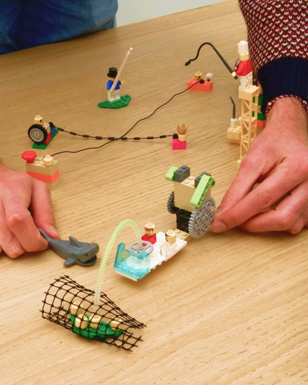 Résultats d'un atelier LEGOⓇ SERIOUS PLAYⓇ à Bourges pour la définition de sa stratégie d'entreprise face aux menaces et aux opportunités.