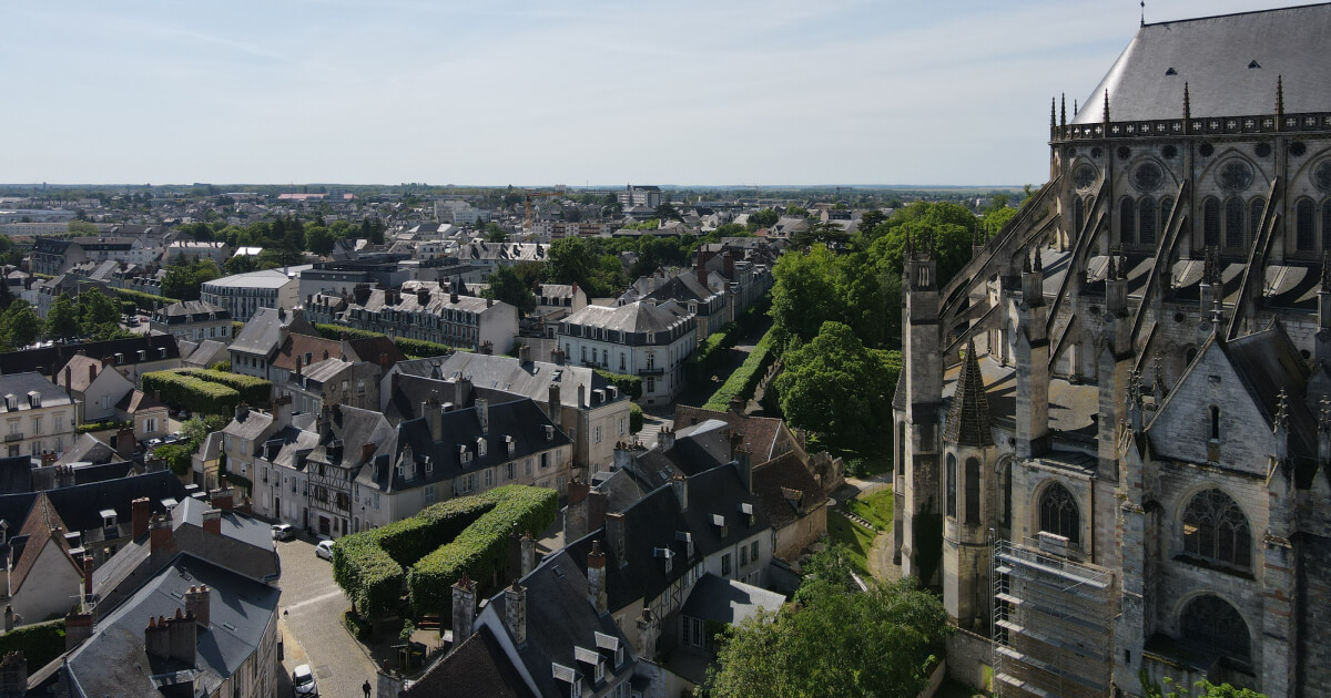 Vue du chevet de la cathédrale